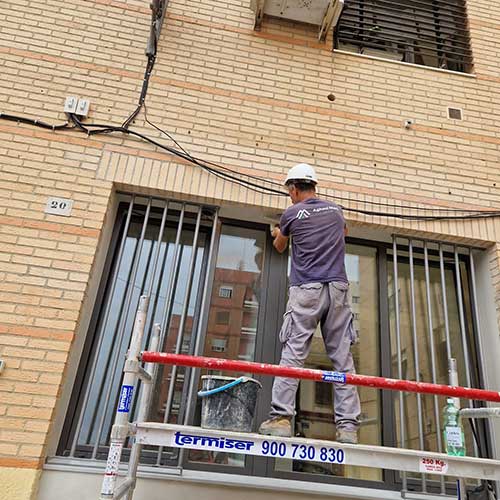 instalación de ventanas exteriores en Valencia